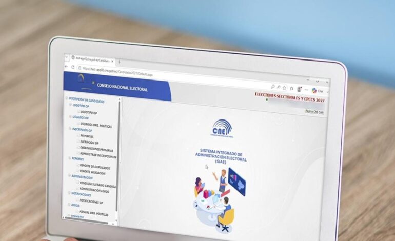 El CNE abrió la inscripciones para el próximo proceso electoral