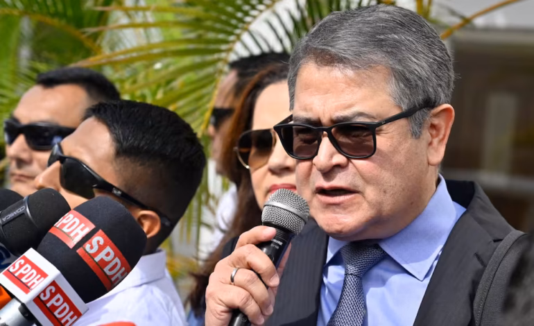 Expresidente de Honduras indultado por Trump pide “libertad definitiva” en caso de corrupción