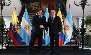Presidentes Milei y Noboa sellan acuerdos para fortalecer relación bilateral