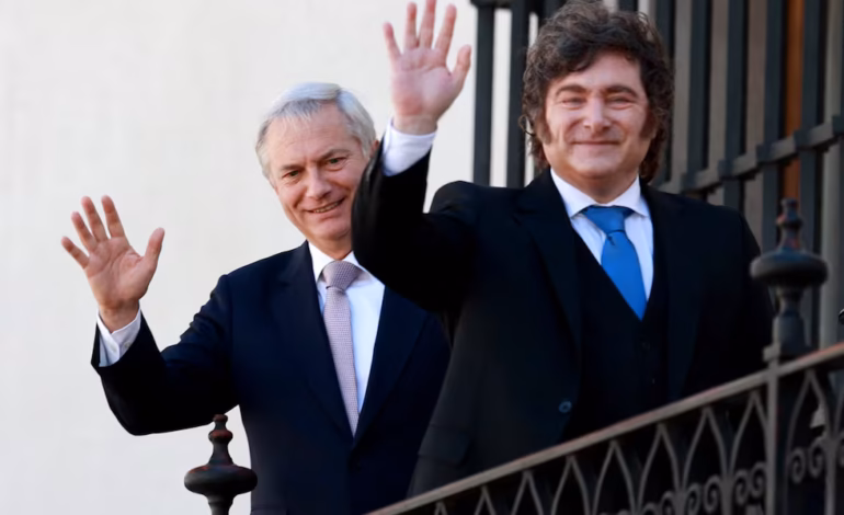Chile: Kast recibe a Milei con polémica territorial y Caso Cerimedo como telón de fondo