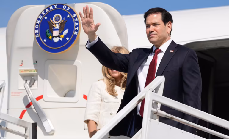 Marco Rubio llega a Ecuador para reunirse con Noboa y afianzar combate a crimen organizado