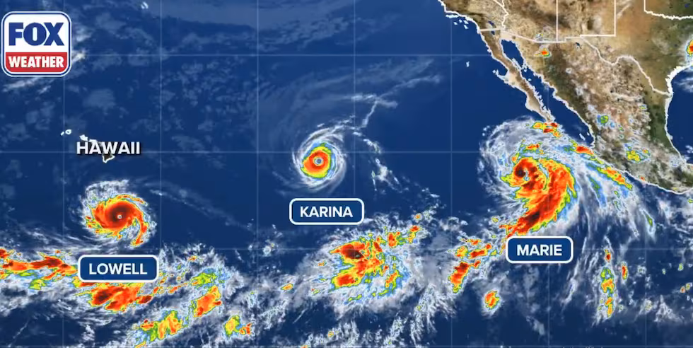 Histórico fenómeno El Niño alimenta la rara sucesión de tres tormentas en el océano Pacífico