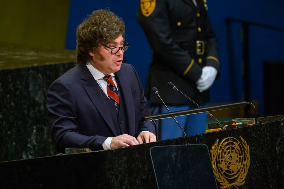 Javier Milei dice que la ONU es una “organización inútil” que alimenta a una “casta de parásitos”