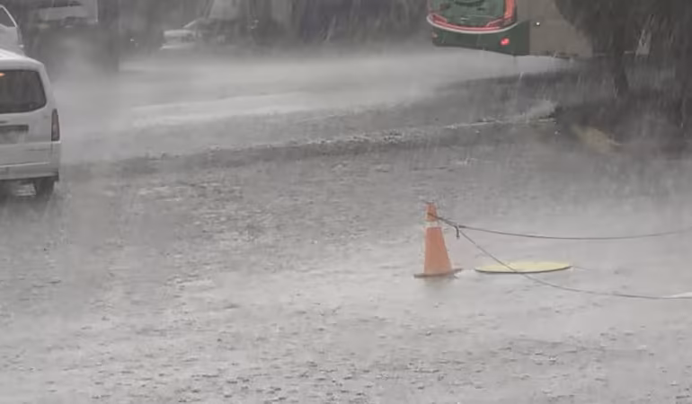 El Valle de los Chillos soportó una granizada de gran magnitud